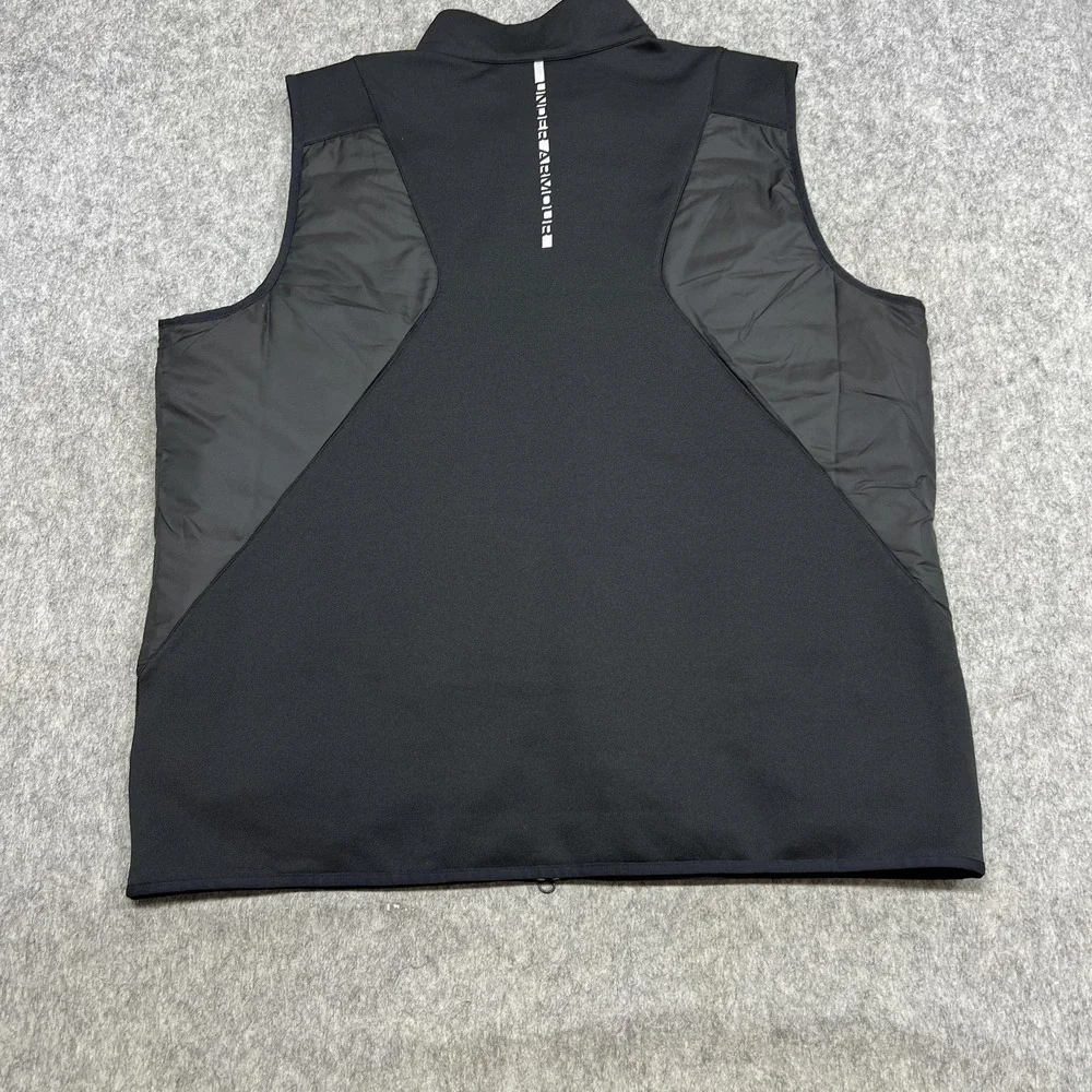 Under Armour Vest Mens 2XL Black ColdGear Storm 1 PrimaLoft Zip Softshell Puffer - Picture 14 of 16